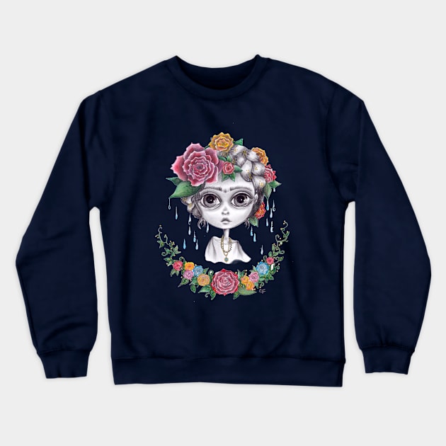 Frida Khalo Crewneck Sweatshirt by Enchanted Fields